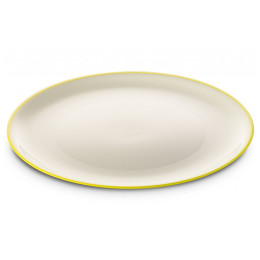 Тарілка Omada SANALIVING Dinner Plate 24xh2cm бежевий/зелений