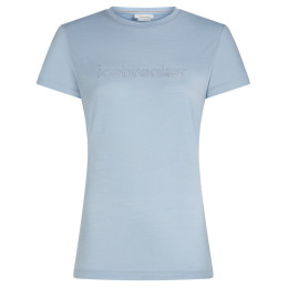 Жіноча функціональна футболка Icebreaker Women M 150 Tech Lite SS Tee IBStitchlin блакитний Zinc Blue