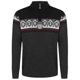 Чоловічий светр Dale of Norway Moritz Masc Sweater чорний Darkcharcoal Raspberry Black
