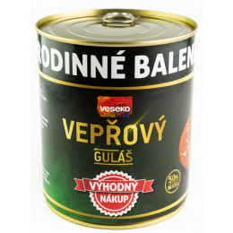 Консерви VESEKO Гуляш зі свинини 800 г