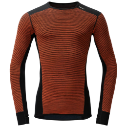 Чоловіча функціональна футболка Devold Reverso Merino Shirt Man помаранчевий/сірий Brick