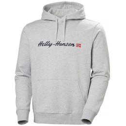 Чоловіча толстовка Helly Hansen Core Graphic Hoodie світло-сірий 947 GREY MELANG