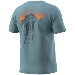 Чоловіча футболка Dynafit Back Graphic Co T-Shirt M синій 3161 - smoke blue/APPROACH