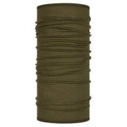 Багатофункціональний шарф Buff Merino Lightweight Neckwear зелений SOLID BARK