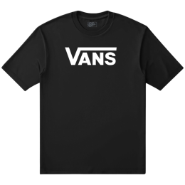 Чоловіча футболка Vans Classic Drop V SS Crew Tee-B чорний Black/White
