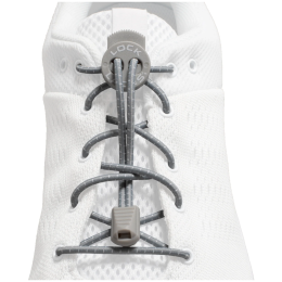 Шнурки для взуття Lock Laces Original сірий Cool Gray
