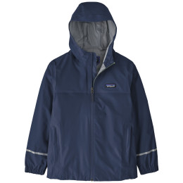Дитяча водонепромокна куртка Patagonia K's Torrentshell 3L Rain Jacket синій New Navy