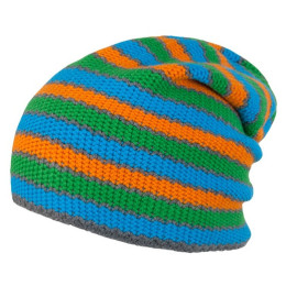 Шапка Sensor Stripes зелений/синій Blue/Green/Orange