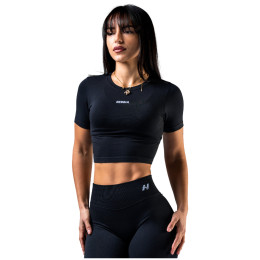 Жіночий топ Nebbia Seamless Short-Sleeve Top Power чорний BLACK