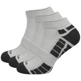 Шкарпетки MOOA Silver Bamboo Low 3-pack сірий Grey/Grey