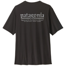Чоловіча футболка Patagonia Men's Capilene Cool Daily Shirt - Hut Tripper чорний Black