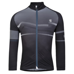 Чоловіча велофутболка Dare 2b AEP Revolving L/S чорний