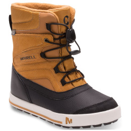 Dětské boty Merrell Snow Bank 2.0 Waterproof hnědá wheat/black