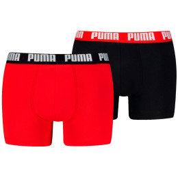 Чоловічі боксери Puma Everyday Basic Boxer 2P червоний/чорний red / black