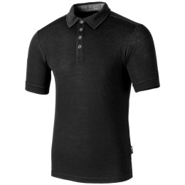 Чоловіча футболка Zulu Merino 160 Polo чорний