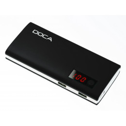 Повербанк Doca Power banka mAh 13000 mAh чорний Black