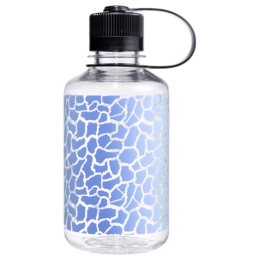 Пляшка Nalgene Narrow Mouth Animal Print 500 ml синій/білий Clear Rainbow Giraffe