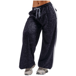 Жіночі спортивні штани Nebbia Baggy Leopard Sweatpants Primal чорний BLACK LEOPARD