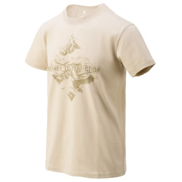 Чоловіча футболка Helikon-Tex T-Shirt (Mountain Stream) бежевий Khaki