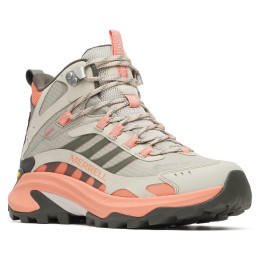Жіночі трекінгові черевики Merrell MOAB SPEED 2 MID GTX W сірий/рожевий vermillion