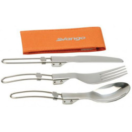 Столовий прибор Vango Pocket Cutlery Set срібний