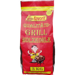 Dřevěné uhlí Favorit 3 kg