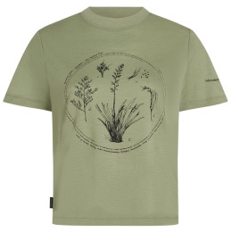 Жіноча футболка Icebreaker Merino 150 Tech Lite SS Crop Tee Seed Story