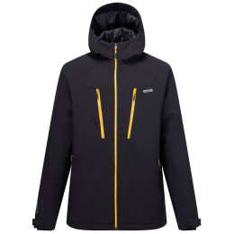Чоловіча зимова куртка Regatta Highton Stretch Padded Jacket чорний/жовтий Black(Sunst)