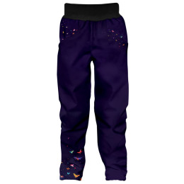Дитячі софтшелові штани WAMU Dark Purple темно-фіолетовий DARK PURPLE
