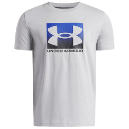 Дитяча функціональна футболка Under Armour UA B Boxed Sports Update SS Mod Gray Light Heather світло-сірий Mod Gray Light Heather / / Black