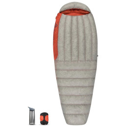 Спальний мішок Sea to Summit Flame FmI - Women's Long сірий/червоний