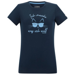 Жіноча футболка Regatta Women’s Fingal Slogan темно-синій Navy