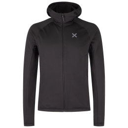 Чоловіча кофта Montura Fadis Grid Hooded Maglia чорний Black