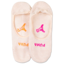 Жіночі шкарпетки Puma Puma Women Mesh MID-CUT Footie 2P бежевий