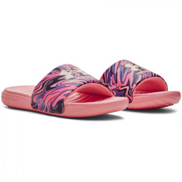 Шльопанці жіночі Under Armour W Ansa Graphic рожевий