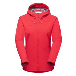 Жіноча куртка Mammut Sapuen SO Hooded Jacket Women рожевий