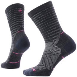 Шкарпетки Smartwool Women's Run Zero Cushion Crew Socks сірий