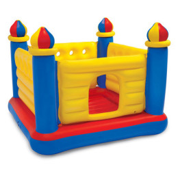 Надувний замок Intex Inflatable Bouncer Castle House кольоровий мікс