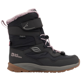 Дитячі зимові черевики Jack Wolfskin Polar Bear-G Texapore High Vc K - Phantom чорний/рожевий phantom