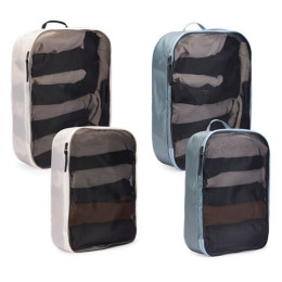 Набір органайзерів Thule Packing cube set L сірий/білий bílá/Pond Gray