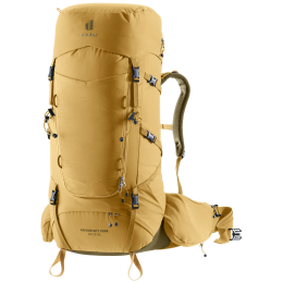 Жіночий туристичний рюкзак Deuter Aircontact Core 45+10 SL світло-коричневий savanna-nori