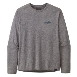 Чоловіча футболка Patagonia M's L/S Cap Cool Daily Graphic Shirt сірий '73 Skyline: Feather Grey