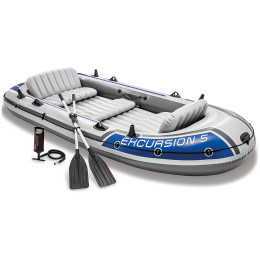 Надувний човен Intex Excursion 5 Boat Set 68325NP