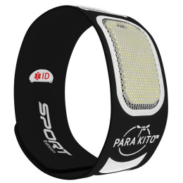 Repelent Para'Kito Sportovní náramek proti komárům černá Black