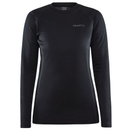 Жіноча функціональна футболка Craft Core Warm Baselayer Ls чорний