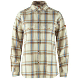Жіноча сорочка Fjällräven Övik Heavy Flannel Shirt W бежевий Chalk White-Fossil
