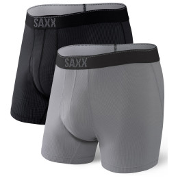 Боксерки Saxx Quest Quick Dry Mesh Boxer BF 2Pk сірий
