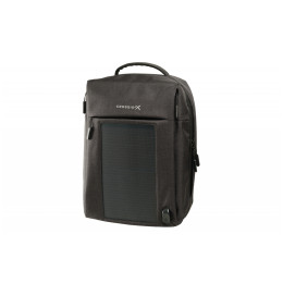 Рюкзак з сонячною батареєю Crossio SolarBag Snappy 20 l чорний