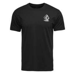 Чоловіча футболка Black Diamond M Boulder Ss Tee чорний