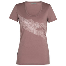 Жіноча футболка Icebreaker W Tech Lite SS Scoop St Anton